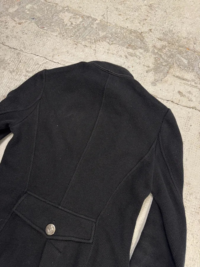 Emporio Armani Black Officer Buttoned Jacket BxBcjKG 3