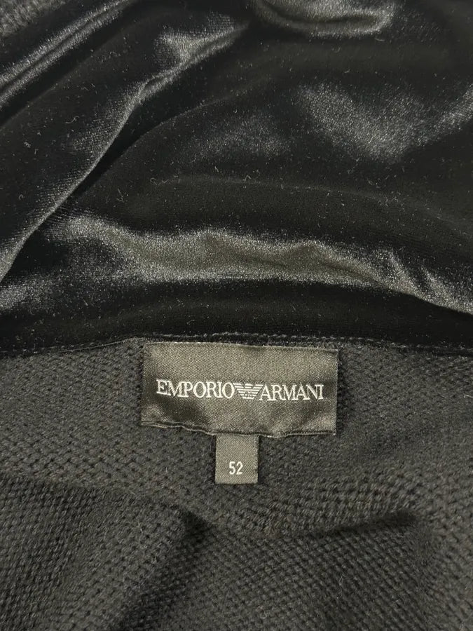 Emporio Armani Black Wool Buttoned Cardigan Jacket SVWLDBe 9