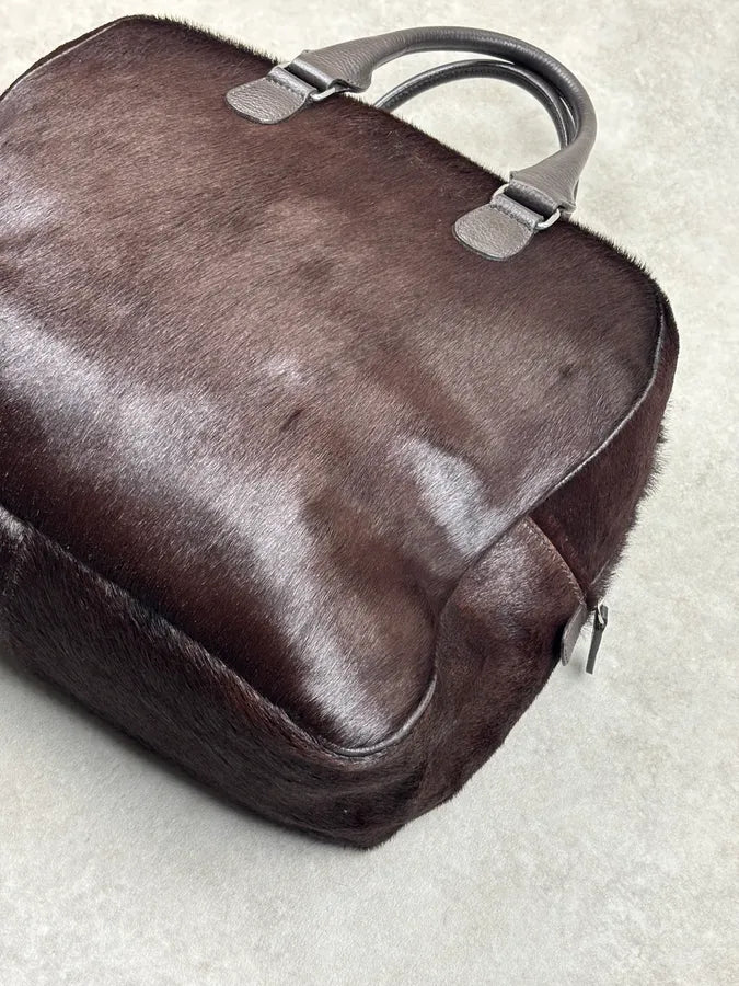 Emporio Armani Brown Pony-Hair Handle Bag MwxLwIV 9