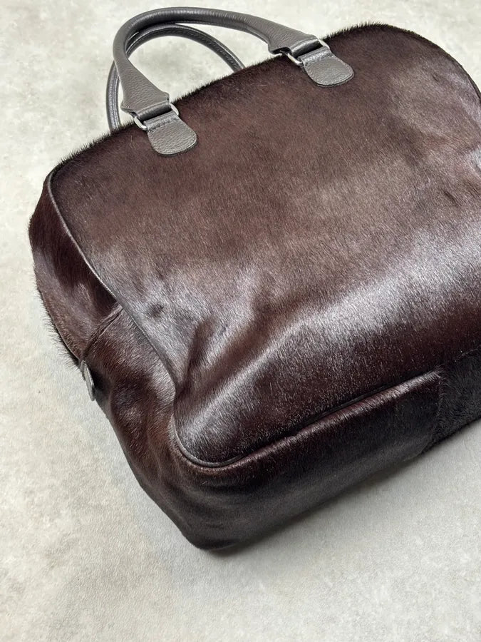 Emporio Armani Brown Pony-Hair Handle Bag MwxLwIV 8