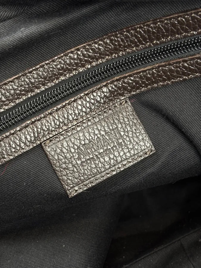 Emporio Armani Brown Pony-Hair Handle Bag MwxLwIV 15