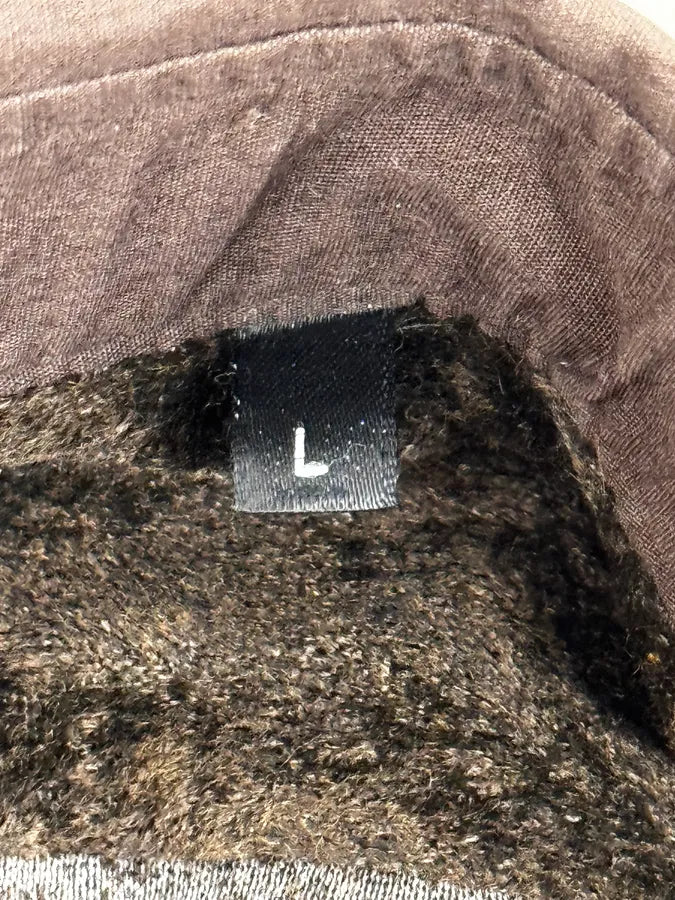 Emporio Armani Brown Velvet Cozy Shirt FNTdaOL 10