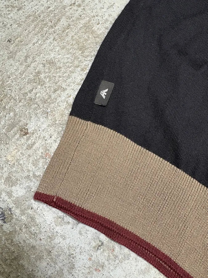 Emporio Armani Camel Structural Contemporary Sweater (S/M) SnpSWkd 6