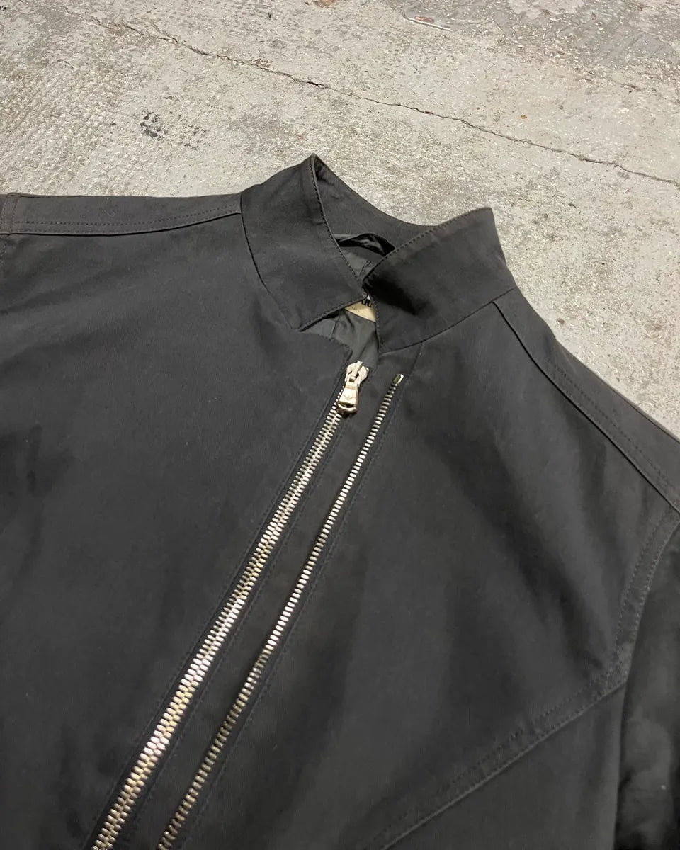 Emporio Armani Dark Grey Double Zip Jacket nXZqgAw 4