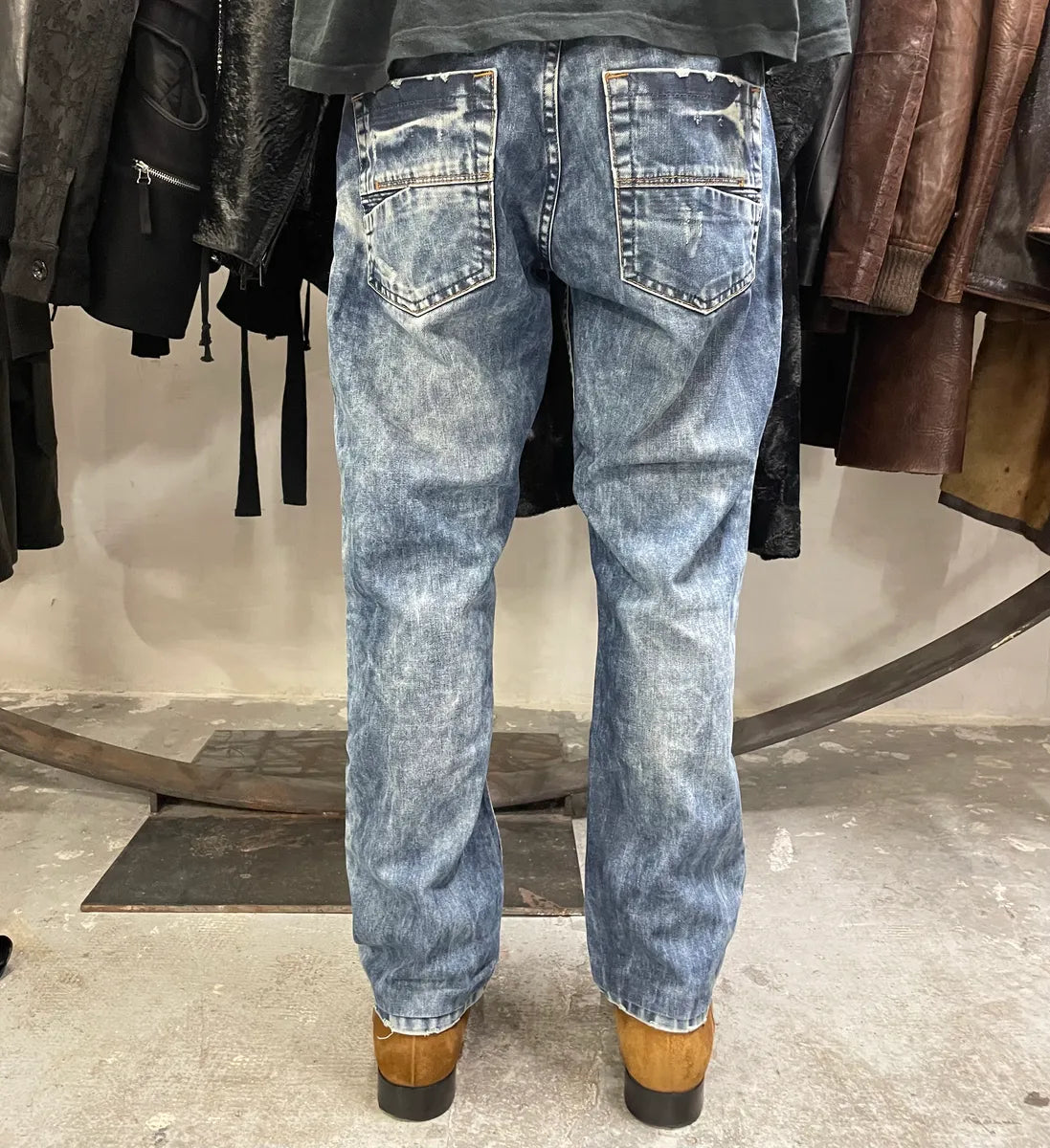 Emporio Armani Faded Blue Denim Jeans (S/M) jkqOMkb 3