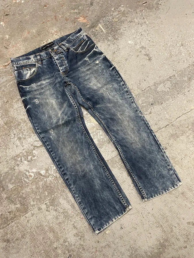 Emporio Armani Faded Blue Denim Jeans (S/M) jkqOMkb 4
