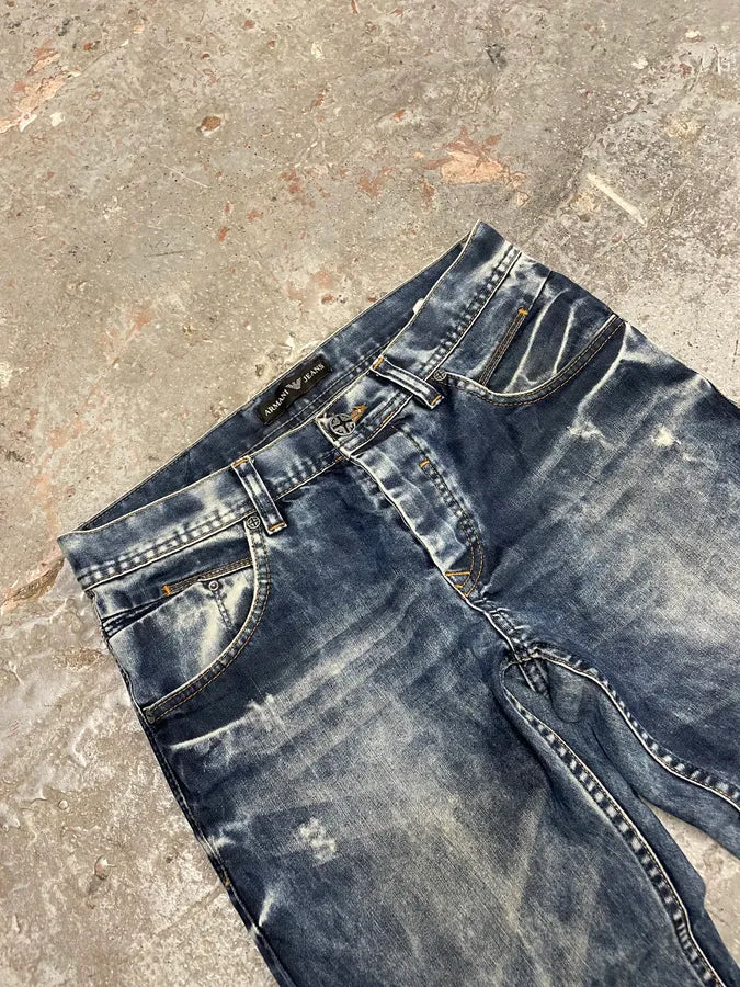 Emporio Armani Faded Blue Denim Jeans (S/M) jkqOMkb 5