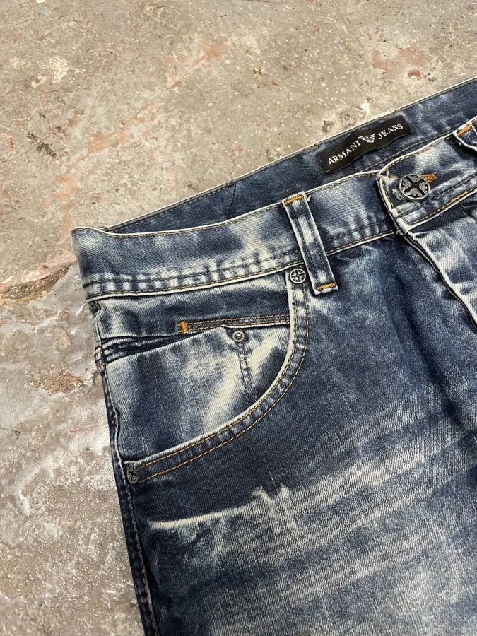 Emporio Armani Faded Blue Denim Jeans (S/M) jkqOMkb 7