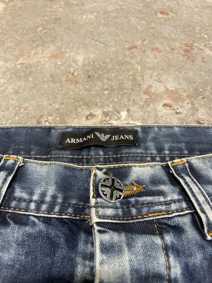 Emporio Armani Faded Blue Denim Jeans (S/M) jkqOMkb 8