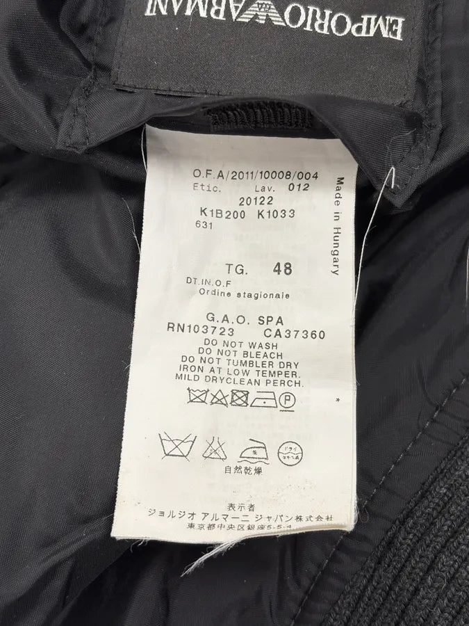 AW2012 Emporio Armani Grey Classy Asymmetrical Jacket TFyolWQ 10