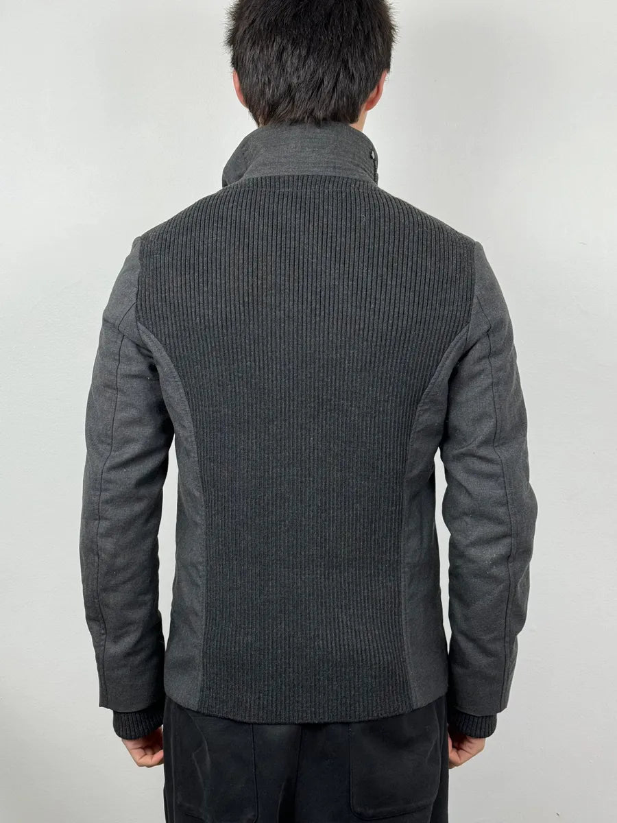 AW2012 Emporio Armani Grey Classy Asymmetrical Jacket TFyolWQ 2