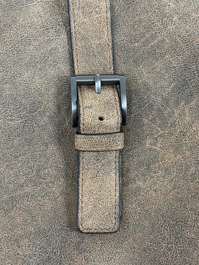 Emporio Armani Grey Leather Shoulder Bag RGylDQN 10