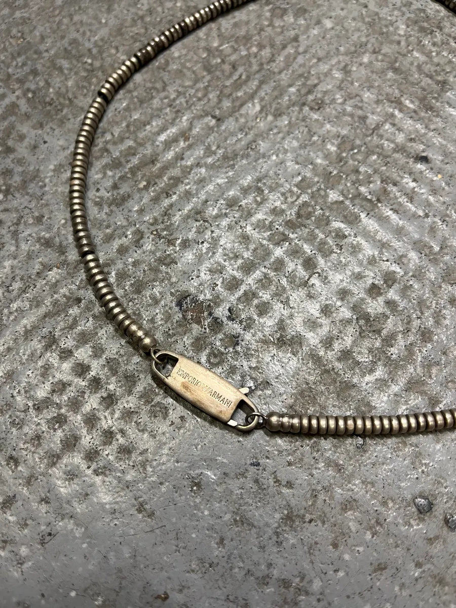 Emporio Armani Grey Steel Necklace scLnQrf 3