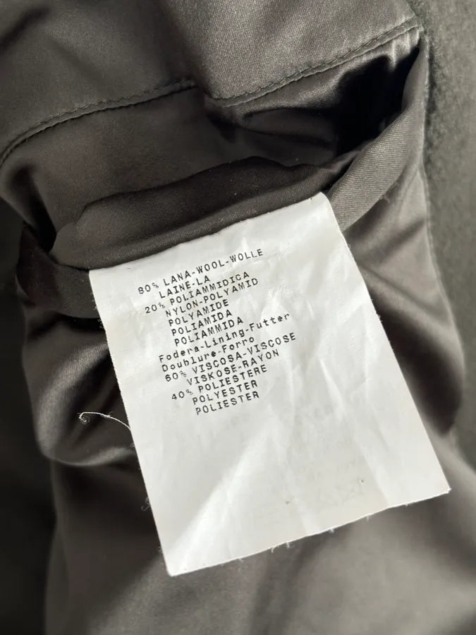 AW2009 Emporio Armani Khaki Wool Blazer Coat MfWRqji 11