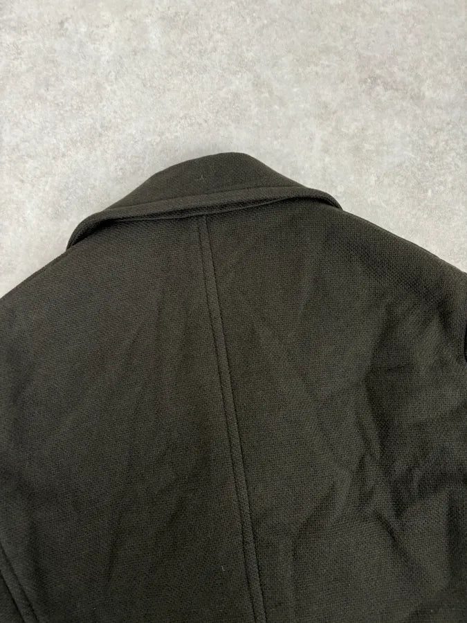 AW2009 Emporio Armani Khaki Wool Blazer Coat MfWRqji 6