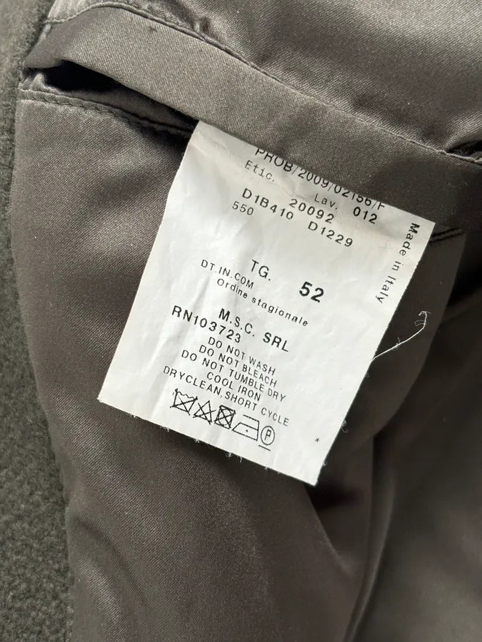 AW2009 Emporio Armani Khaki Wool Blazer Coat MfWRqji 12