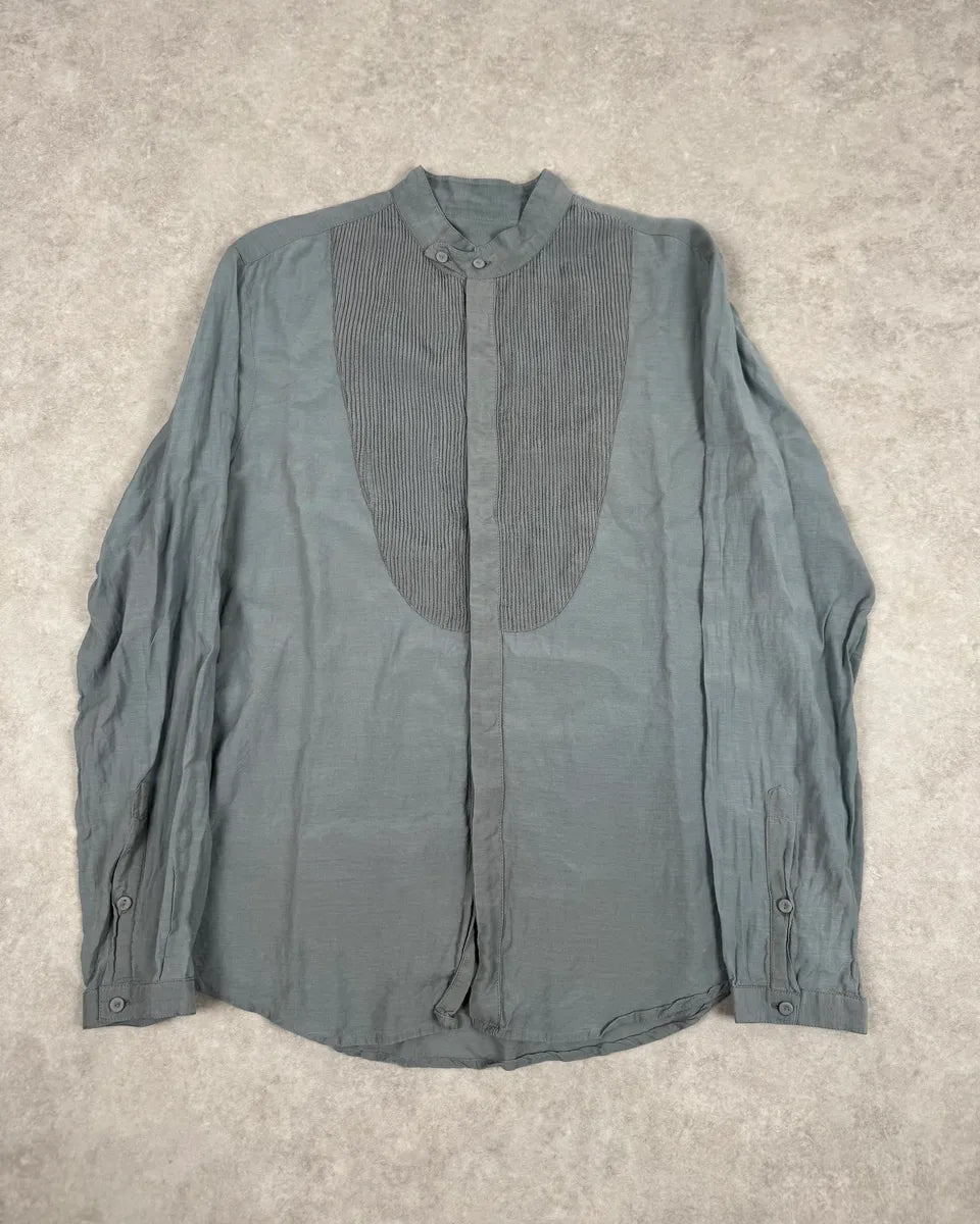 Emporio Armani Light Blue Korean Style Shirt ofkrXXn 2