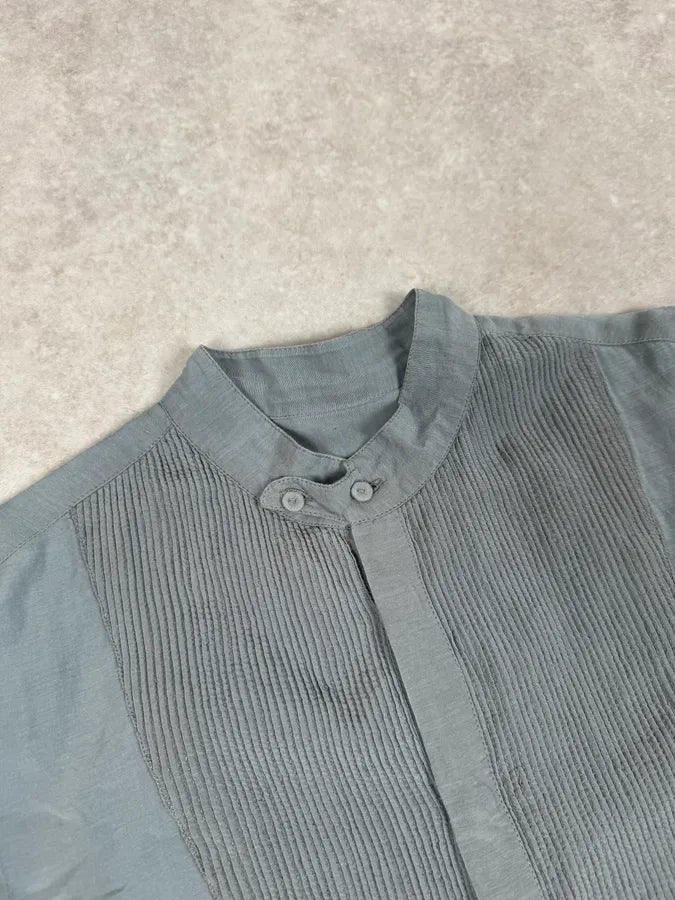 Emporio Armani Light Blue Korean Style Shirt ofkrXXn 3