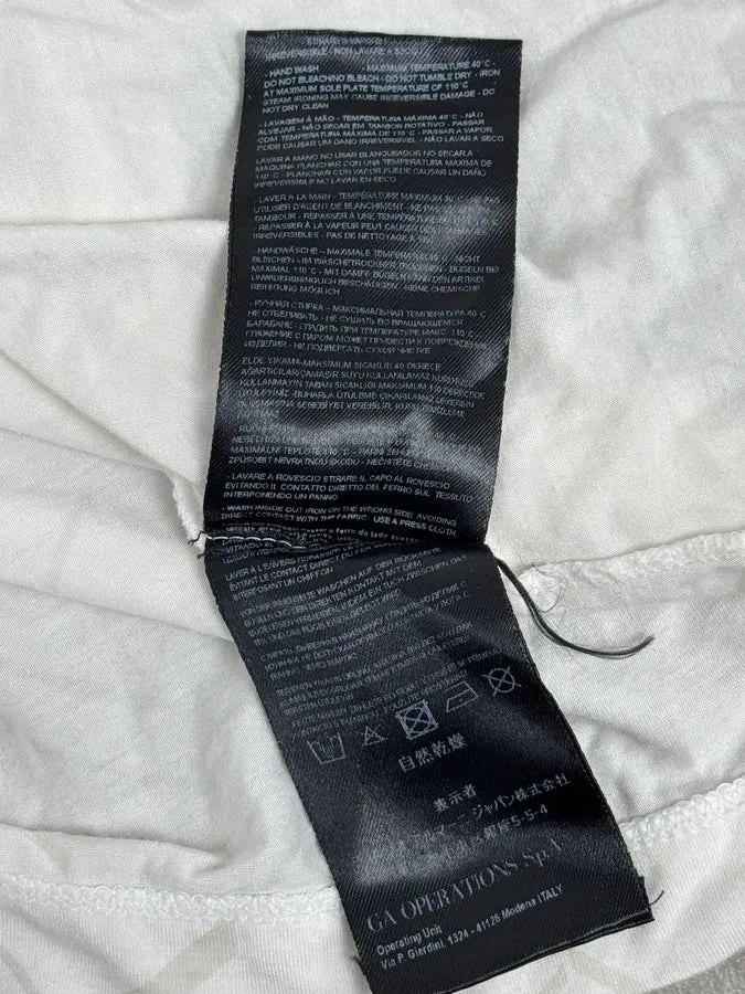 AW2019 Giorgio Armani Lines White Longsleeves tKOEKgu 8