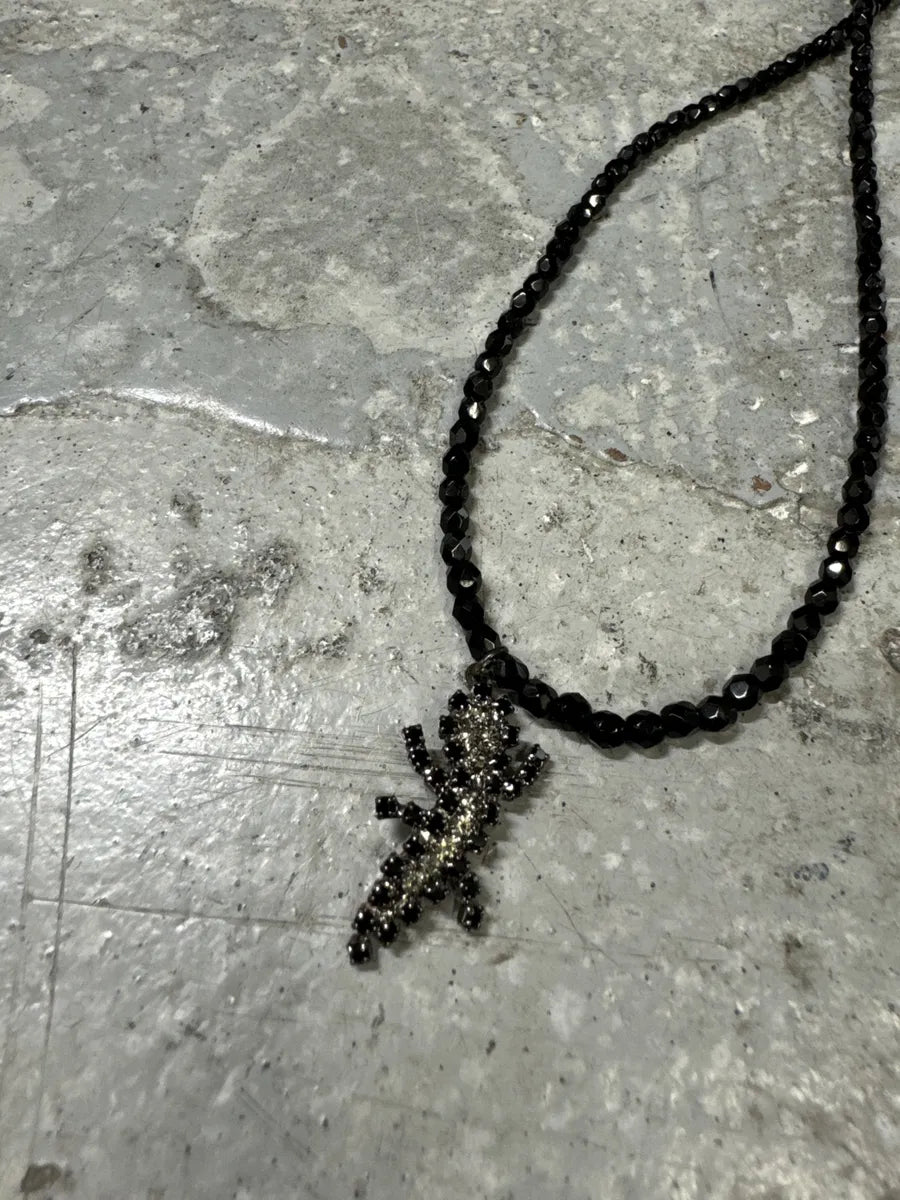 Emporio Armani Lizard Pendant Crytal Pearl Necklace vvUseOL 3