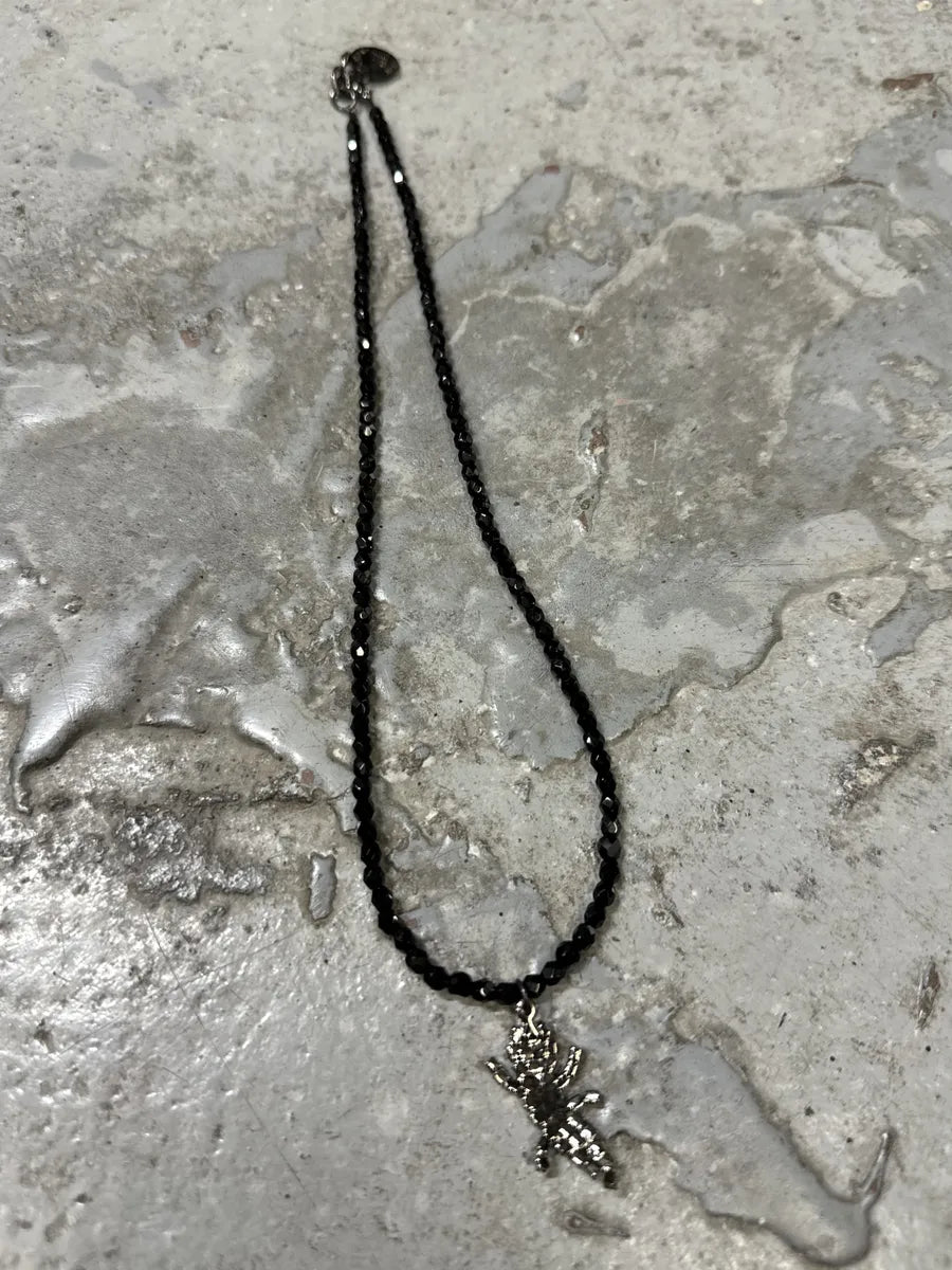 Emporio Armani Lizard Pendant Crytal Pearl Necklace vvUseOL 4