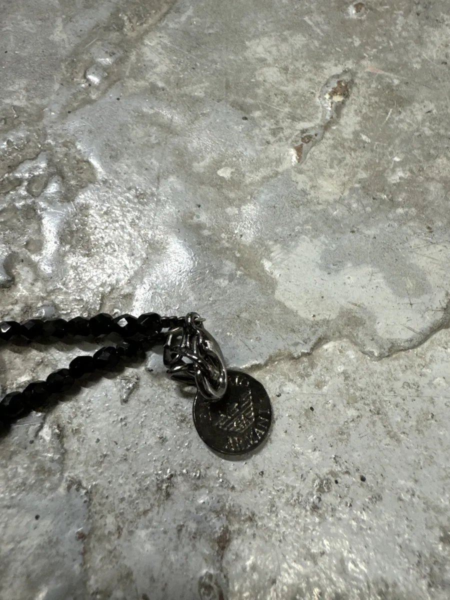 Emporio Armani Lizard Pendant Crytal Pearl Necklace vvUseOL 6