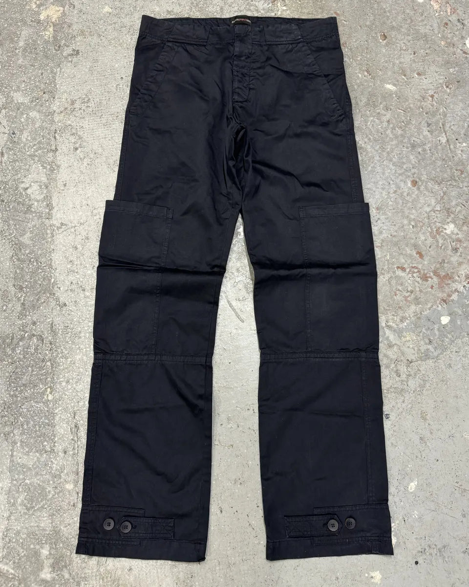 Emporio Armani Navy Cargo Tactical Utility Pants (M/L) 0