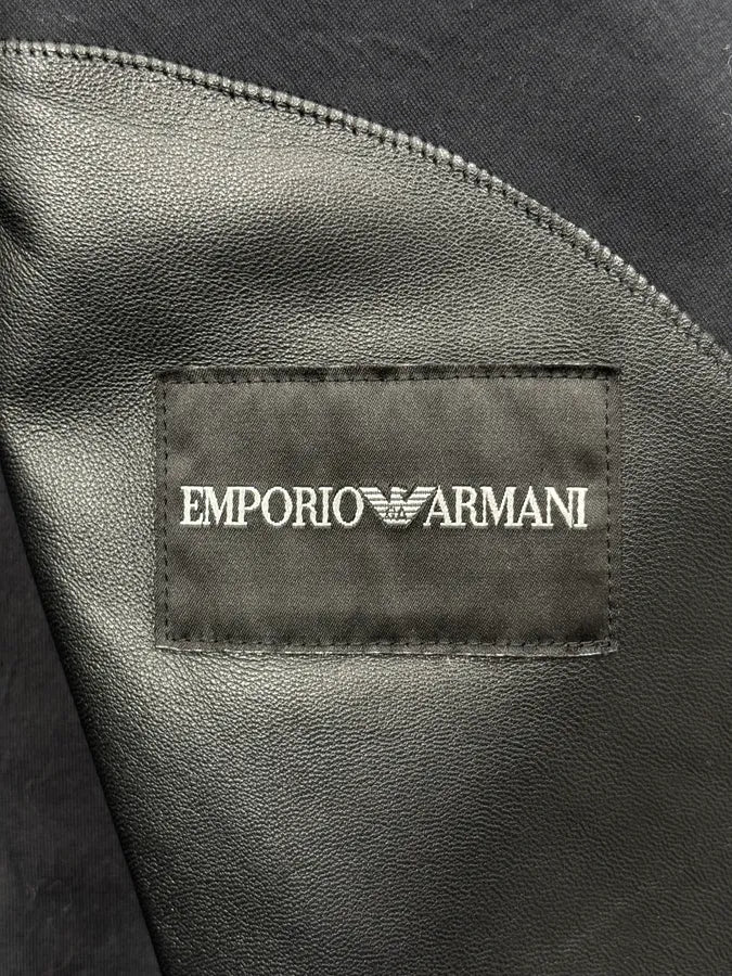 AW2018 Emporio Armani Brown Pony Hair Leather Jacket ulSqVNl 10