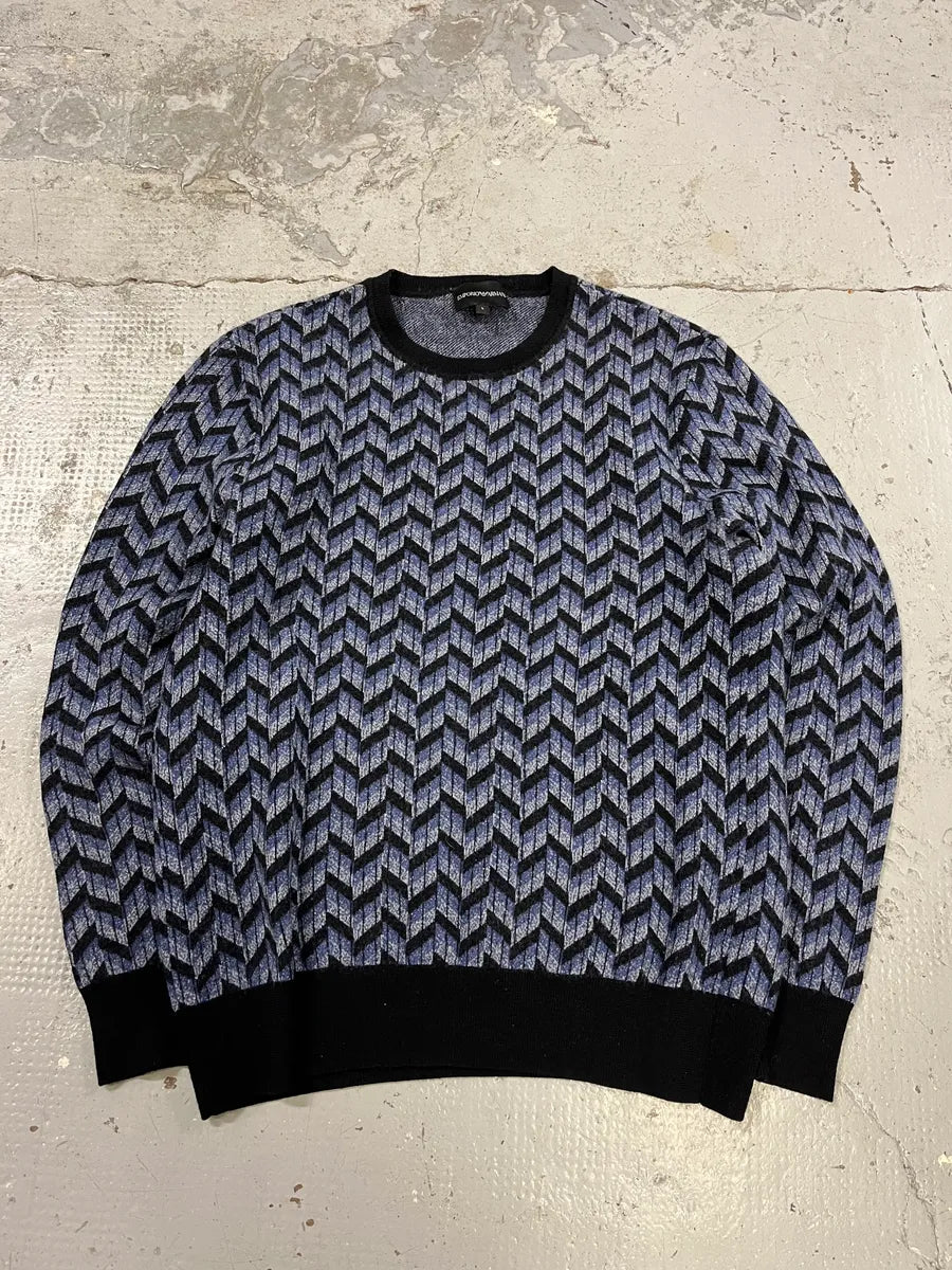 Emporio Armani Navy Cozy Sweater wkVzUhn 0