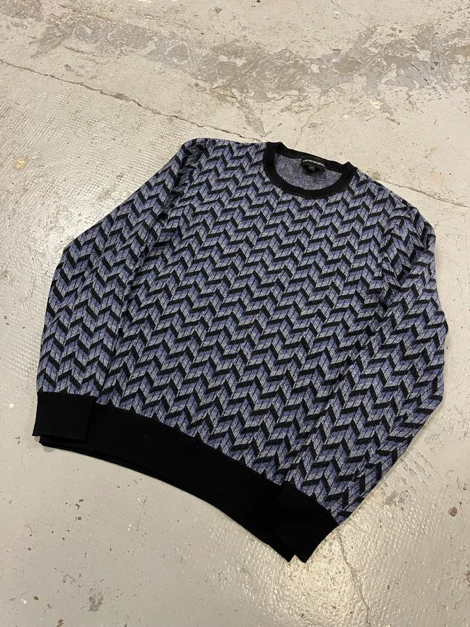 Emporio Armani Navy Cozy Sweater wkVzUhn 2