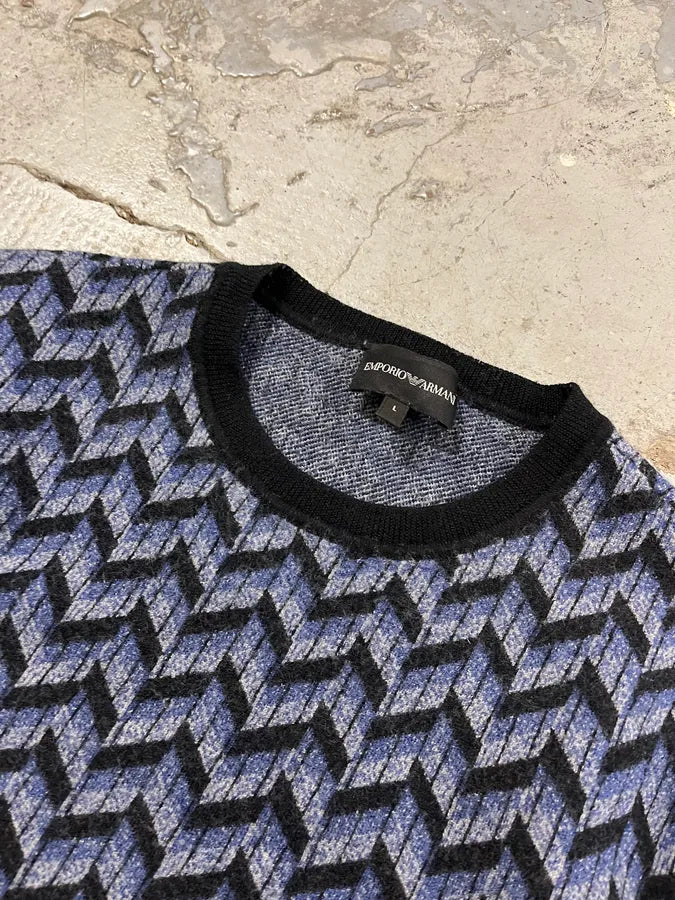 Emporio Armani Navy Cozy Sweater wkVzUhn 4