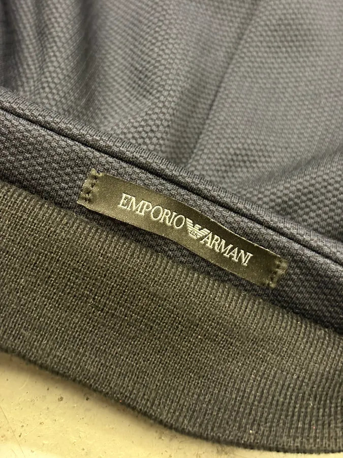 AW2013 Emporio Armani Navy Wool Layered Blazer Jacket WiUFyIY 8