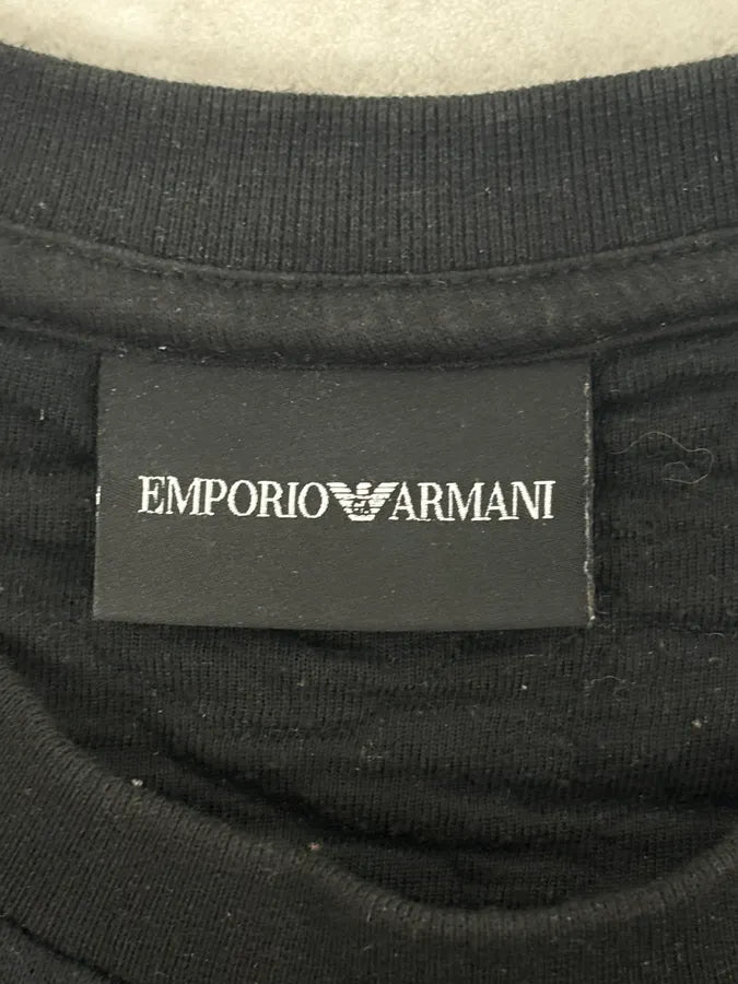 SS2018 Emporio Armani Navy Wool Camouflage Sweater QeFZzxC 7