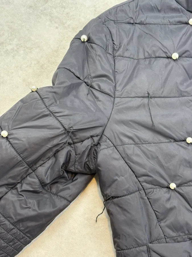 Emporio Armani Pearls Mao Collar Puffer Jacket sMstBUF 8