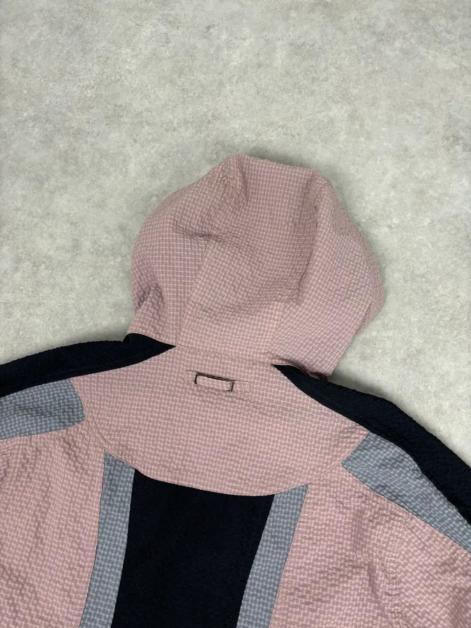 AW2020 Emporio Armani Rose Nylon Windbreaker Jacket daelMqK 5