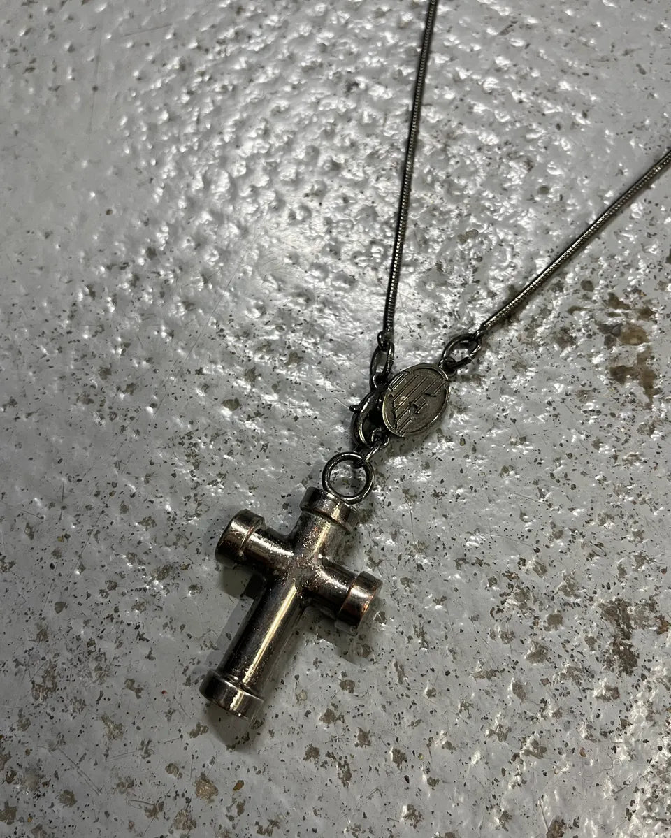 Emporio Armani Stainless Steel Cross Pendant Necklace vzbBfIn 2