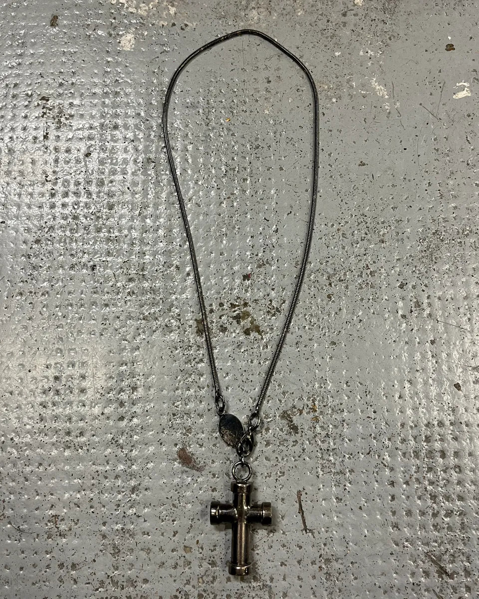 Emporio Armani Stainless Steel Cross Pendant Necklace vzbBfIn 6
