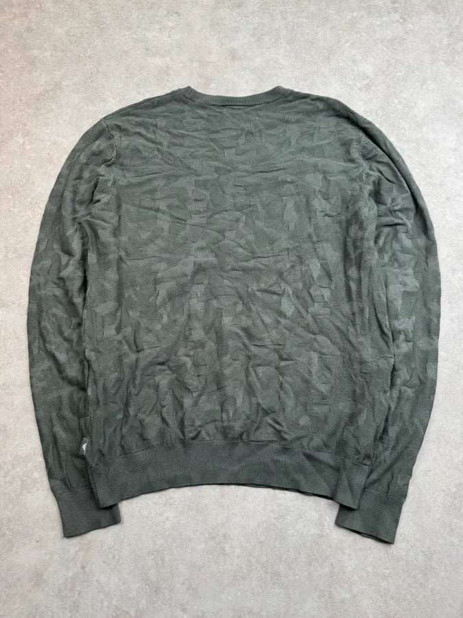 Emporio Armani Tern Olive Relief Sweater gEQGAbJ 5