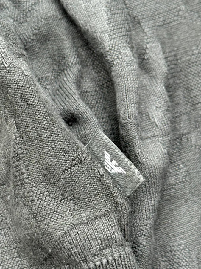 Emporio Armani Tern Olive Relief Sweater gEQGAbJ 8