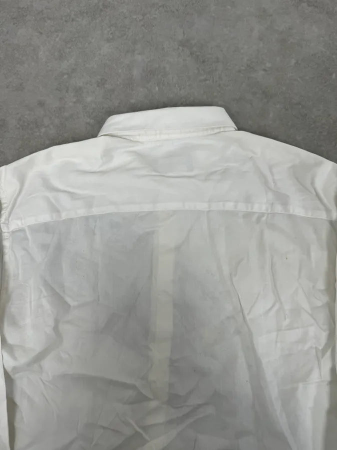 Emporio Armani White & Navy Paint Trace Abstract Shirt EciktxT 5