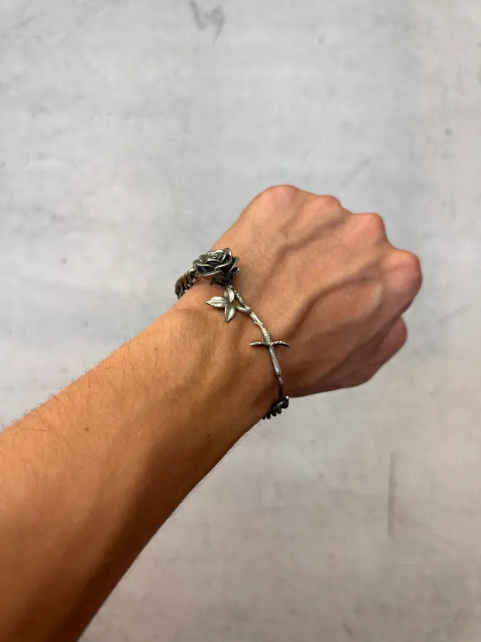 Enfants Riches Deprimes Sterling Silver Rose Bracelet ArwoQfY 1