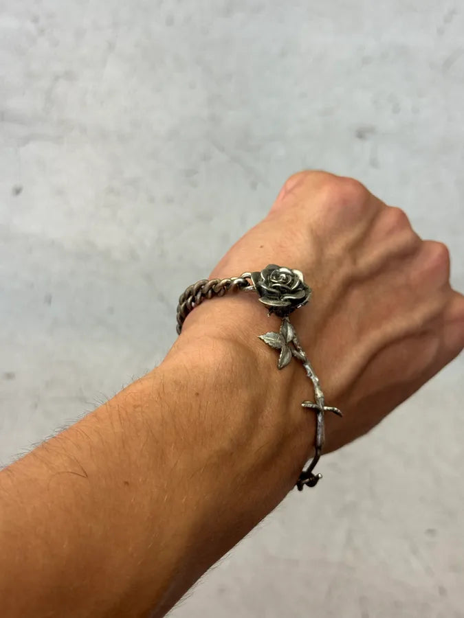 Enfants Riches Deprimes Sterling Silver Rose Bracelet ArwoQfY 6