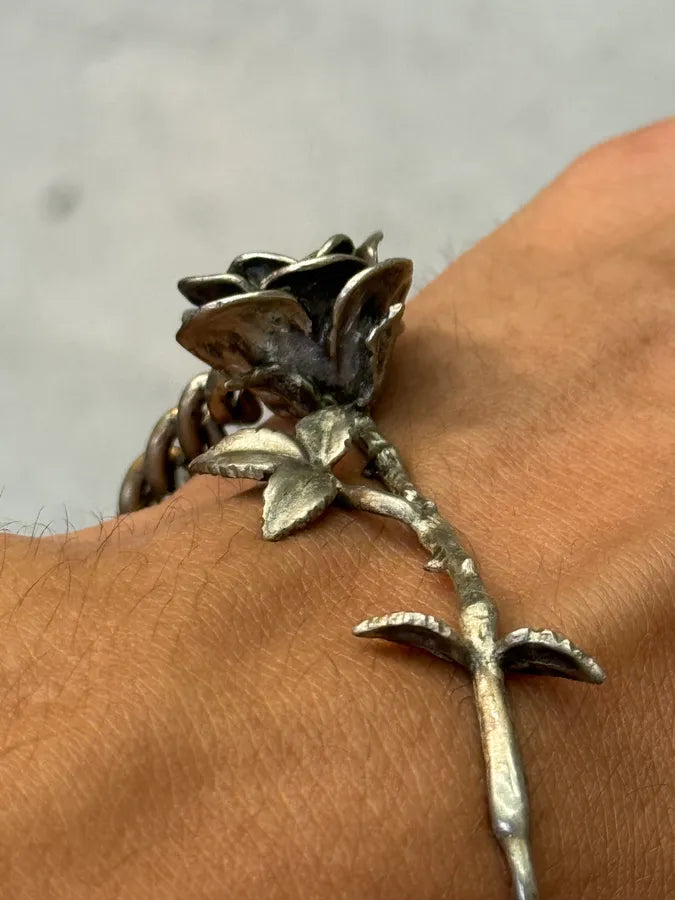 Enfants Riches Deprimes Sterling Silver Rose Bracelet ArwoQfY 7