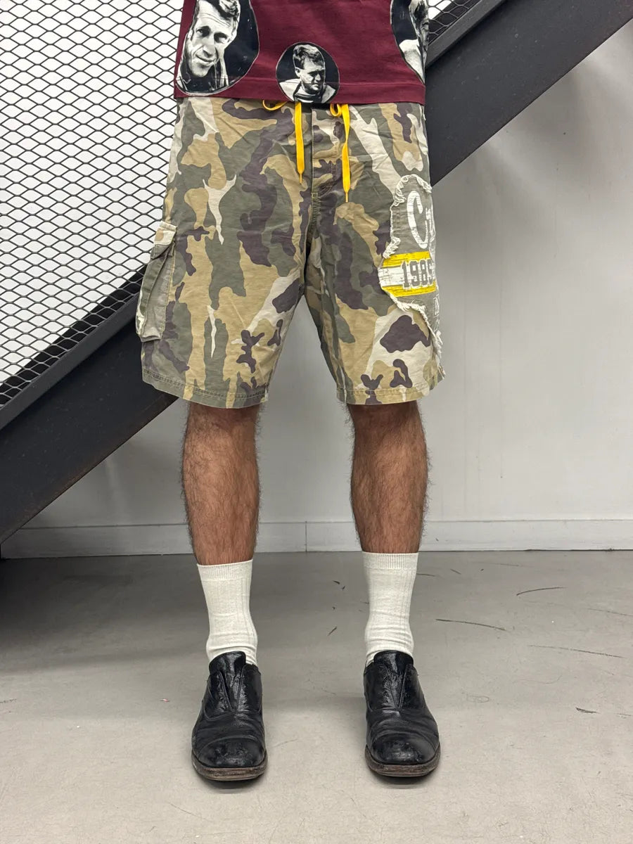 2000s Dolce & Gabbana Khaki Military Camo Swim Shorts eoGcrtYj 1