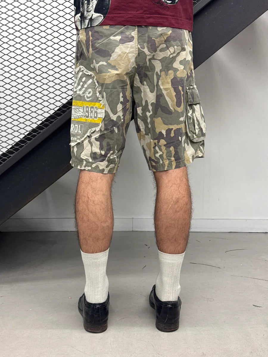 2000s Dolce & Gabbana Khaki Military Camo Swim Shorts eoGcrtYj 2