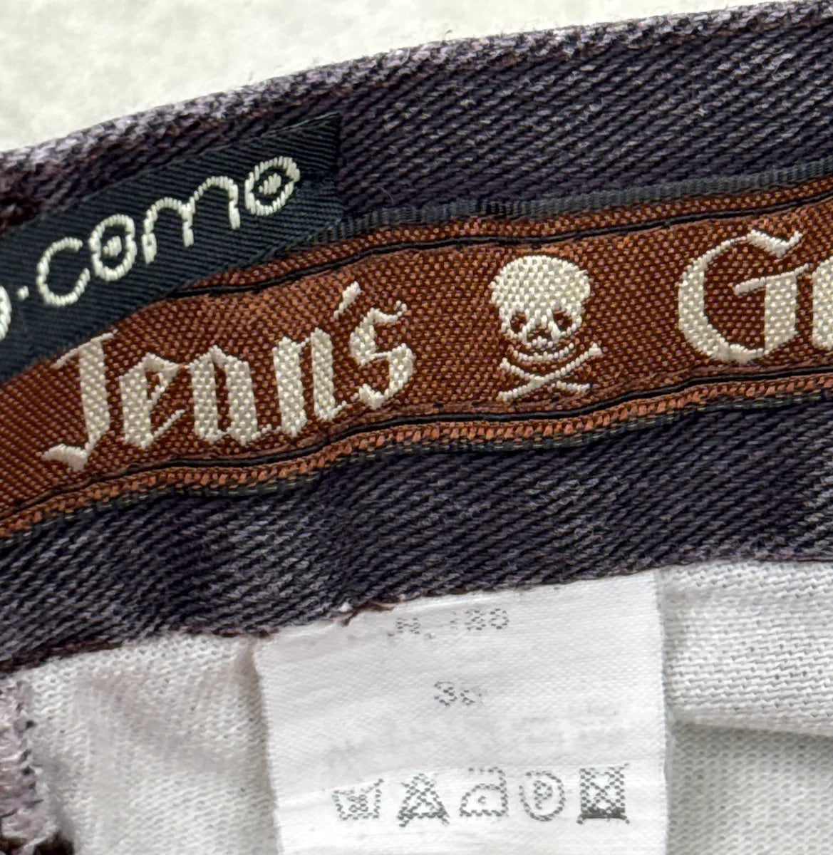 2000s Jean Paul Gaultier Trompe L’Oeil Raw Incrusted Jeans epPfAgAE 13