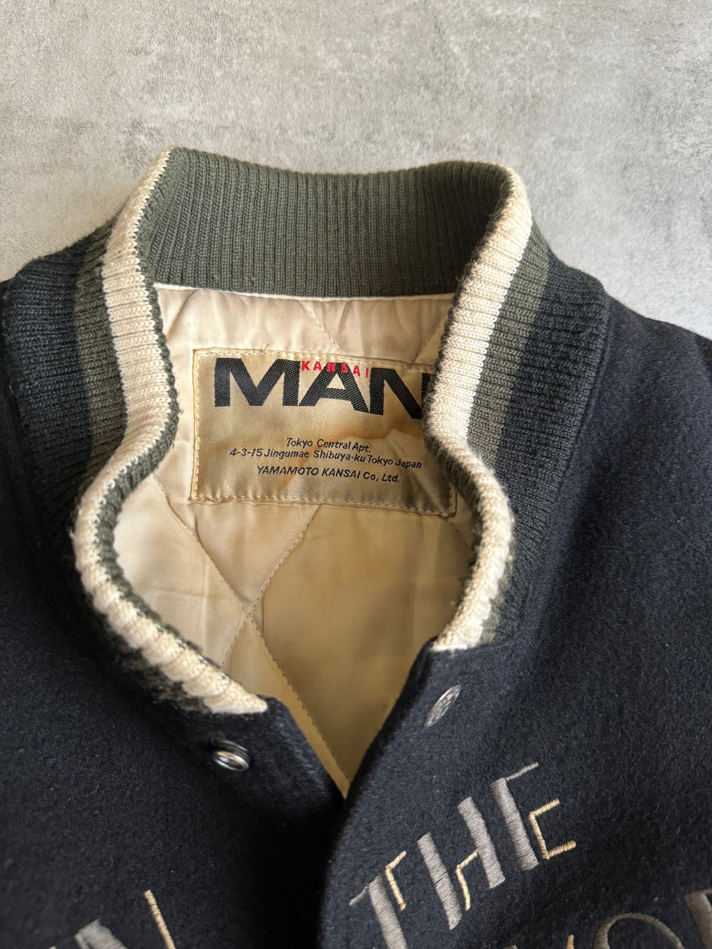 1990s Kansai Yamamoto Man Performance Varsity Jacket (L) - 8