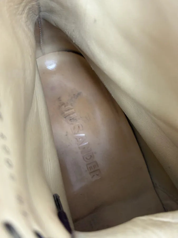 Jil Sander Brown Classy Leather Boots xbZojFY 9