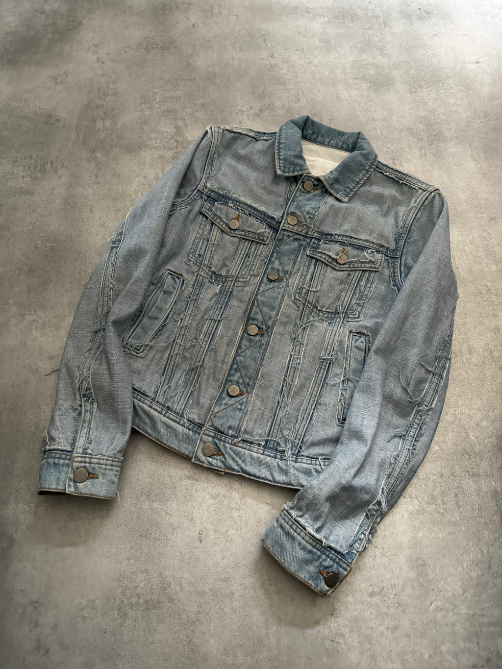 SS2005 Maison Margiela x H&M Reversed Denim Jacket Re-Edition (S) - 9