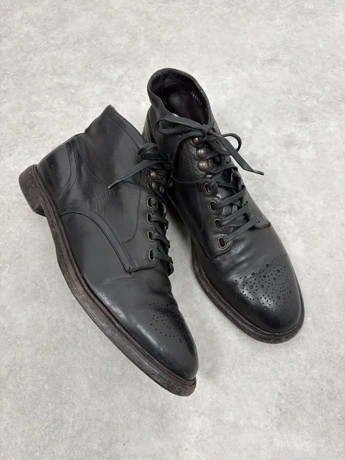 2010s Dolce & Gabbana Black Leather Boots ICqqeAQ 4